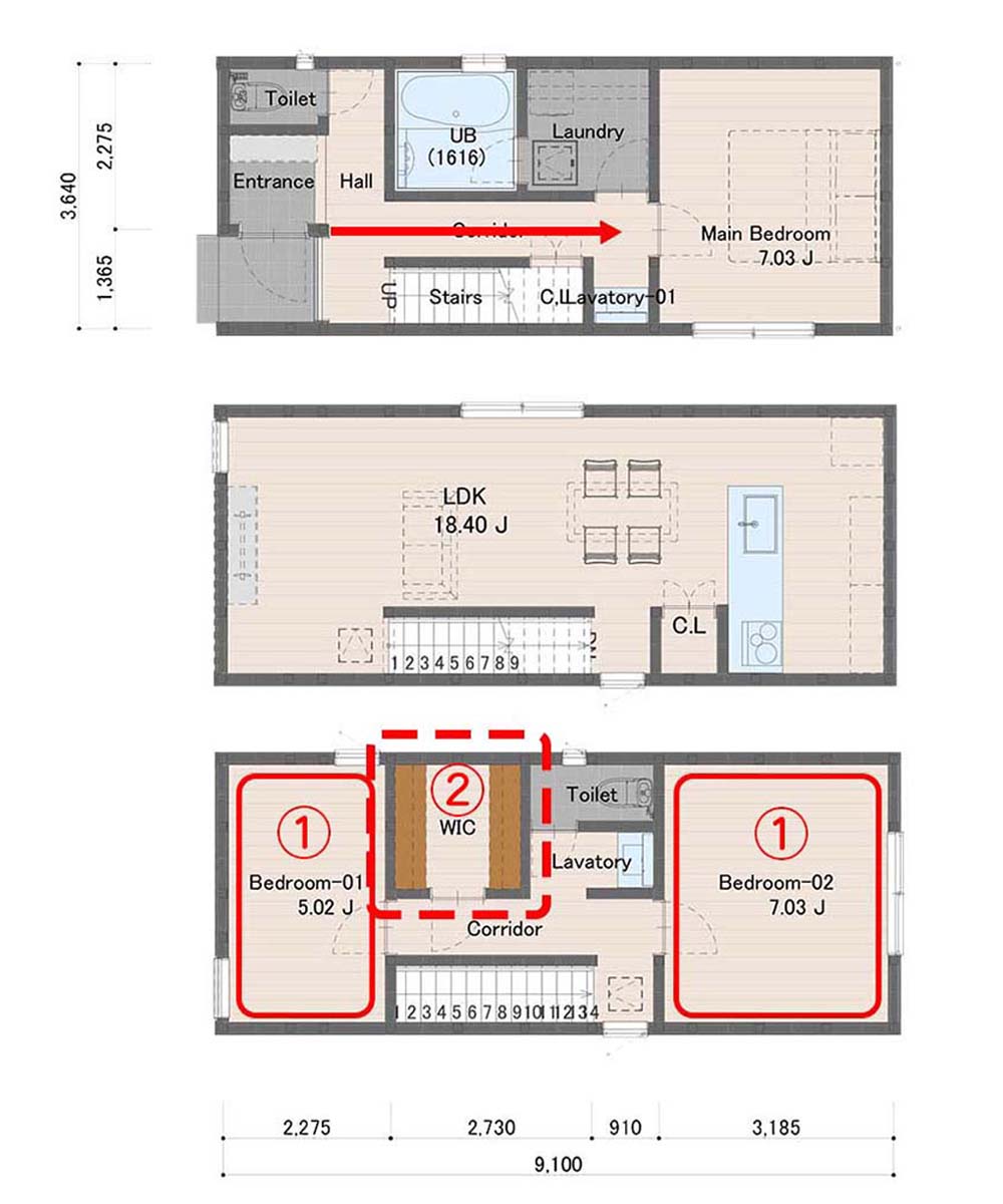 三階建てプラン